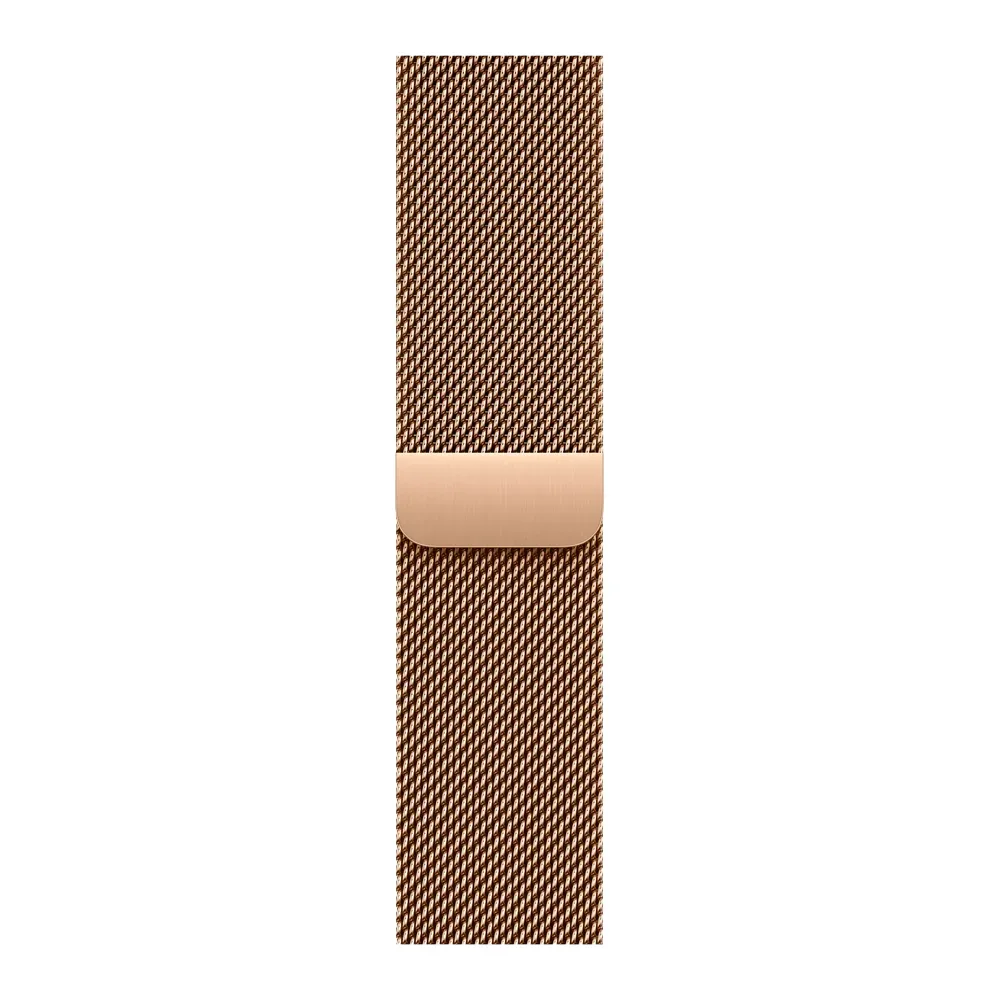 Умные часы Apple Watch Series 11 GPS + Cellular, 42mm, Gold Titanium Case with Gold Milanese Loop (MF8Y4)