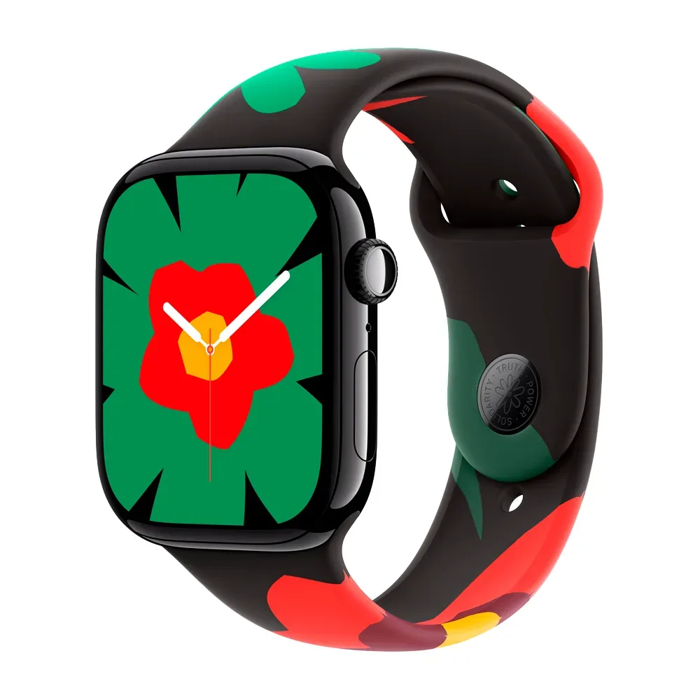 Умные часы Apple Watch Series 11 GPS, 46mm, Jet Black Aluminium Case with Black Unity Sport Band, M/L