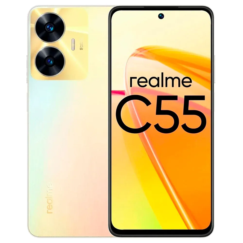Смартфон Realme C55 8/256GB, Sun Shower (Перламутровый)