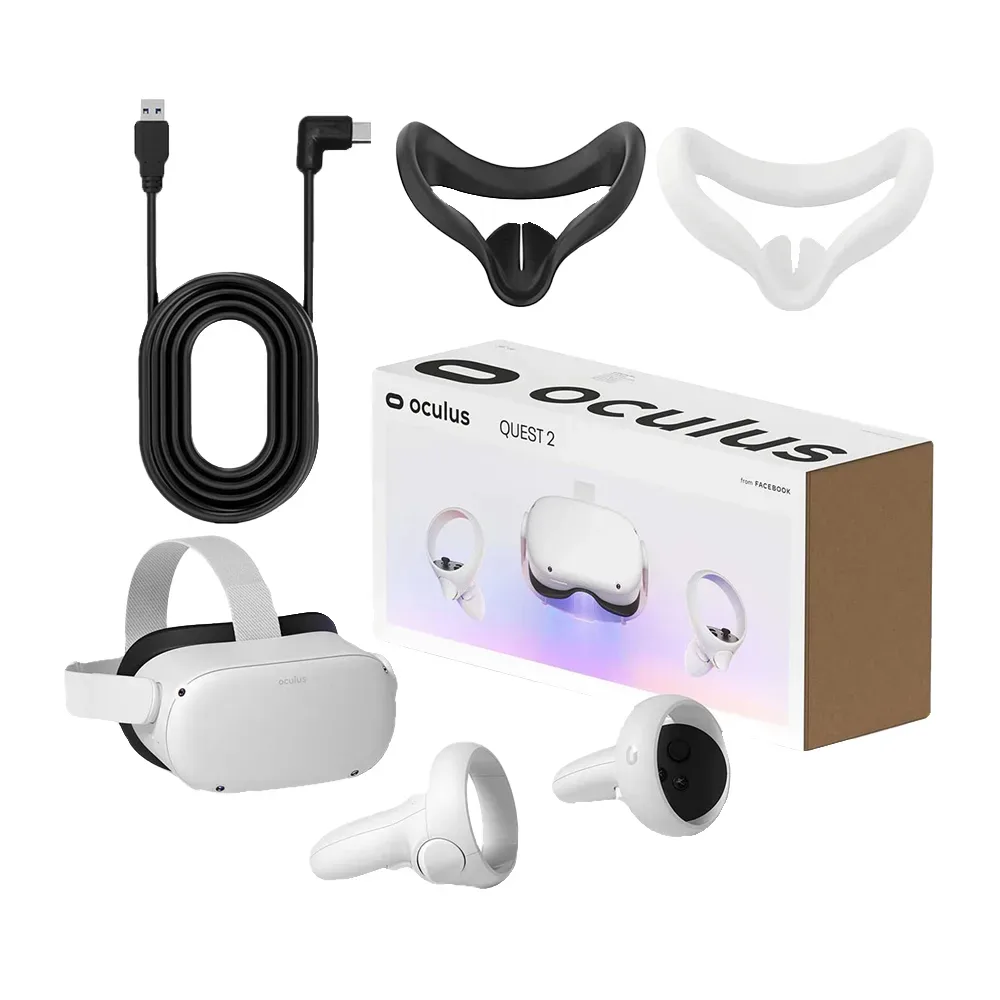 Шлем виртуальной реальности VR Oculus Quest 2 256GB, White (Белый)