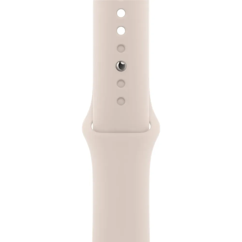 Умные часы Apple Watch SE 2 (2024) GPS, 44mm, Starlight Aluminium Case with Sport Band M/L, Starlight (Сияющая звезда)