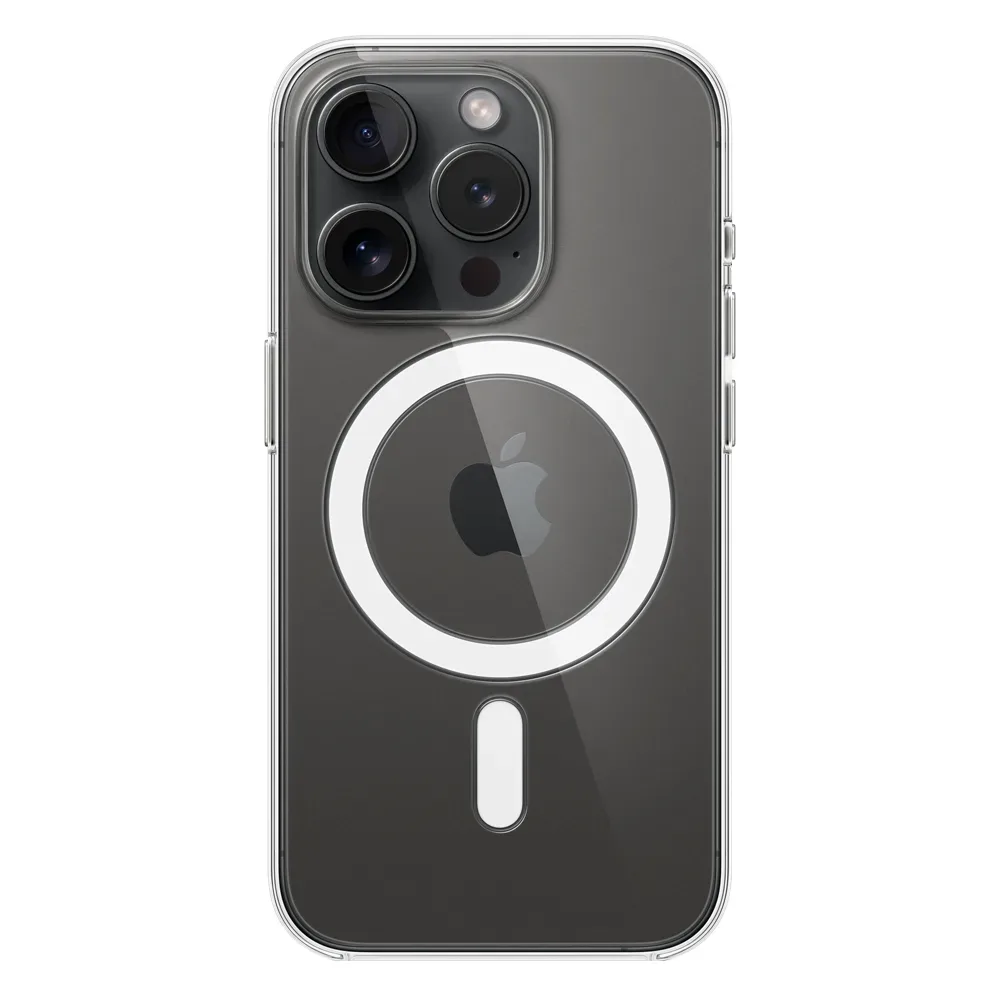 Прозрачный чехол с поддержкой MagSafe Apple Clear Case для iPhone 15 Pro