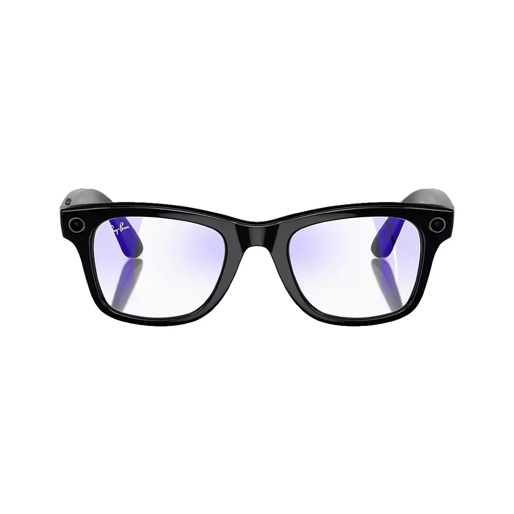 Умные очки Ray-Ban Wayfarer Shiny Black / Clear, 155 - 53