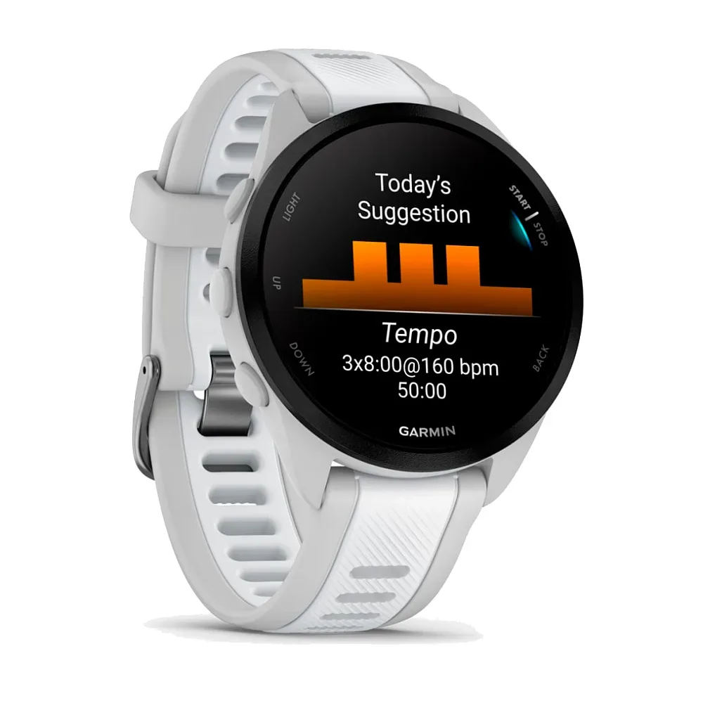 Умные часы Garmin Forerunner 165, Mist Gray/Whitestone (010-02863-AD)