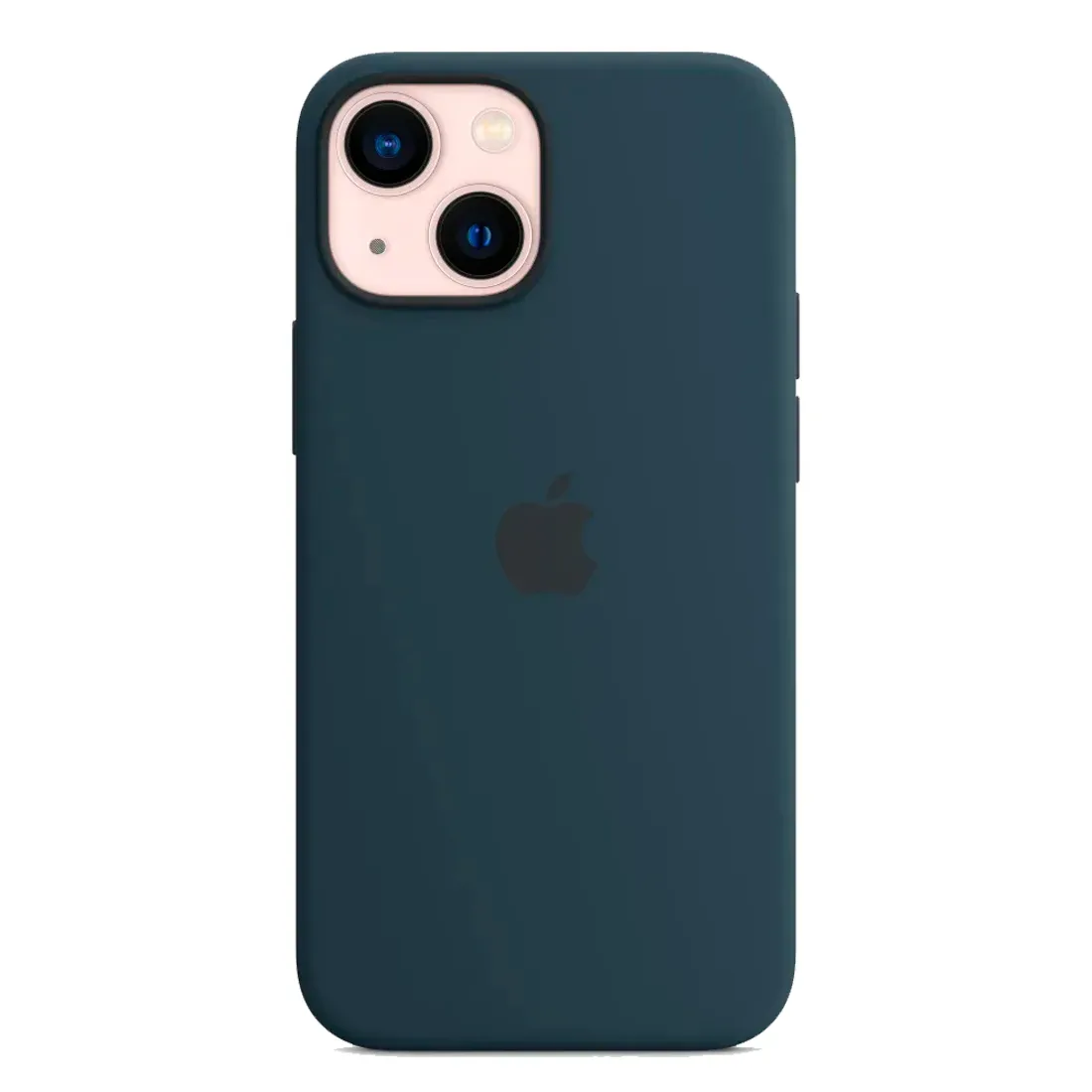 Силиконовый чехол с поддержкой MagSafe Apple Silicone Case для iPhone 13 mini, Abyss Blue (Синий омут)