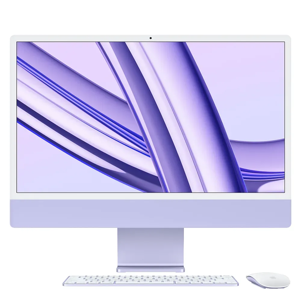 Моноблок Apple iMac 4.5K 24" (M3 8 CPU/10 GPU, 2023) 24/2TB, Purple (Фиолетовый)