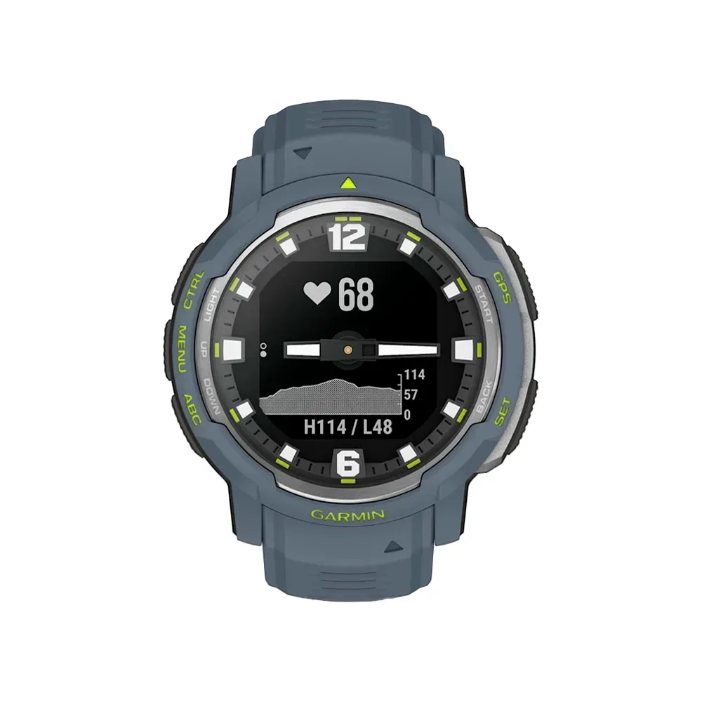 Умные часы Garmin Instinct Crossover, 45mm, Blue Granite (010-02730-04)