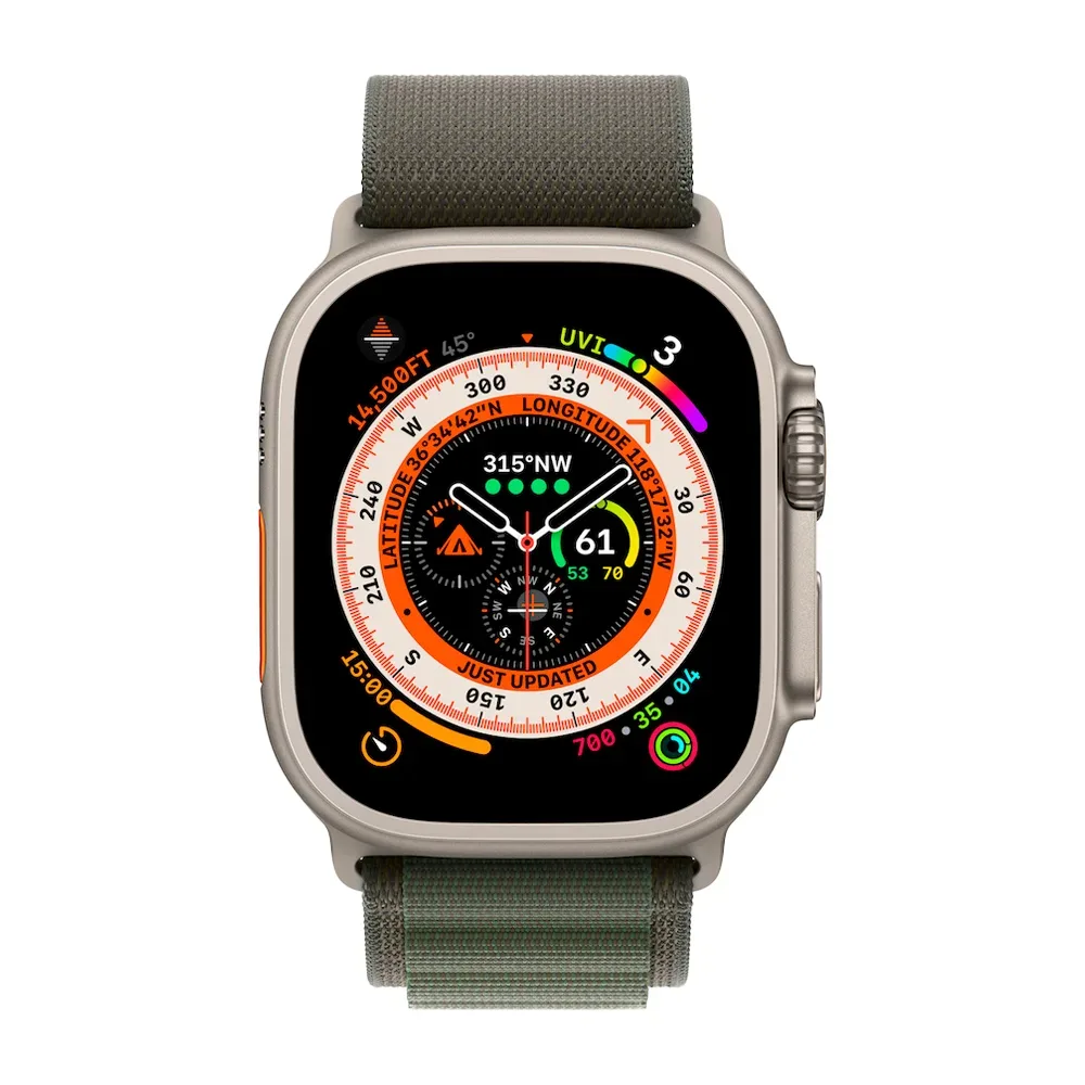 Умные часы Apple Watch Ultra GPS + Cellular, 49mm, Alpine Loop S, Green (Зеленый)