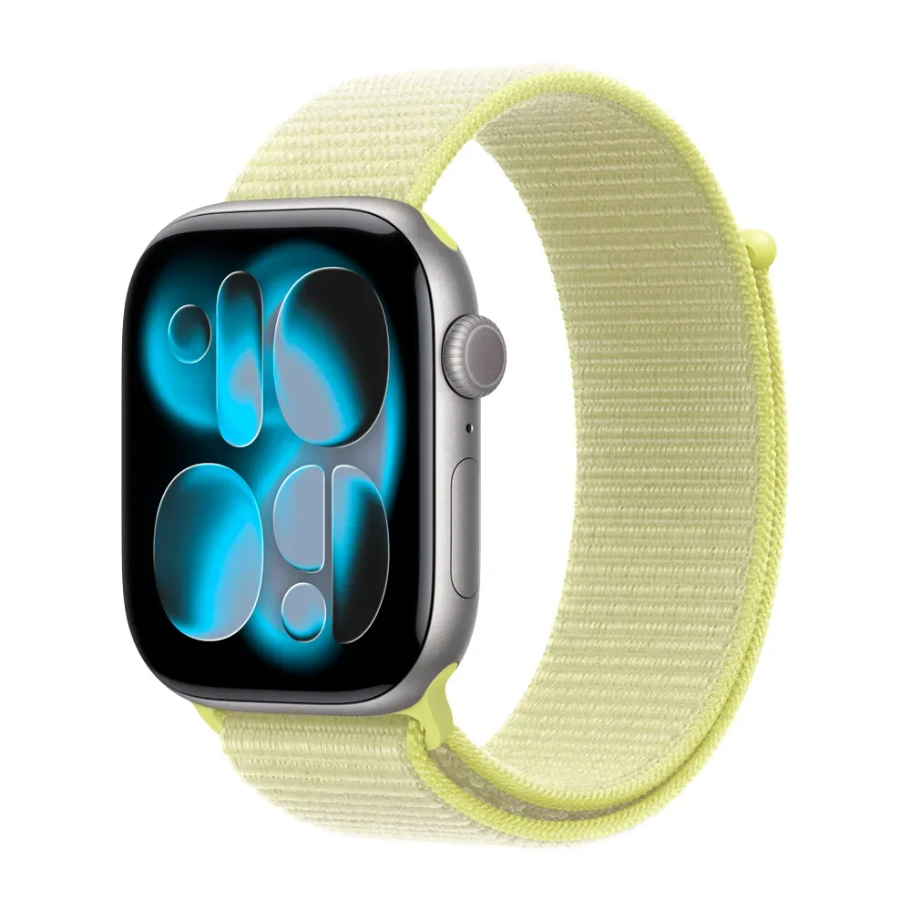 Умные часы Apple Watch Series 11 GPS, 46mm, Space Gray Aluminium Case with Neon Yellow Sport Loop