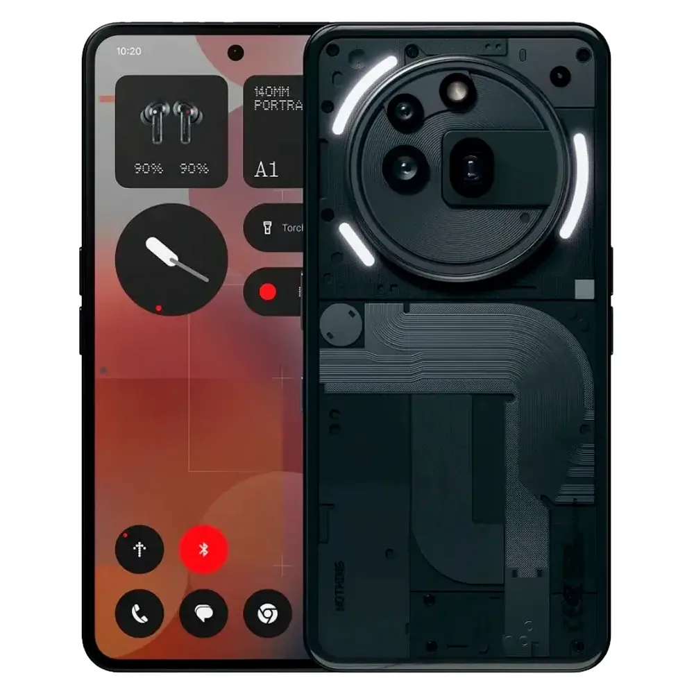 Смартфон Nothing Phone (3a) Pro 12/256GB, Black (Черный)
