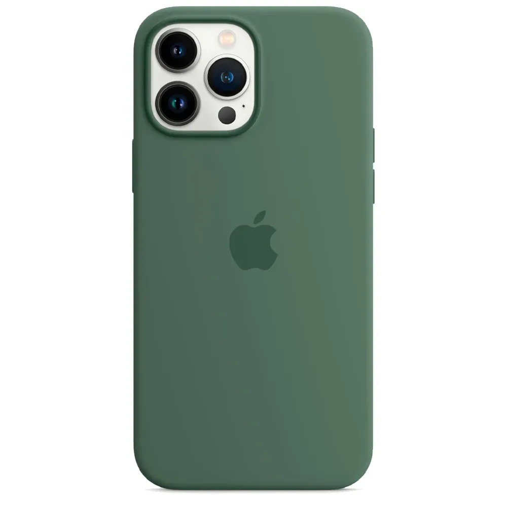 Силиконовый чехол с поддержкой MagSafe Apple Silicone Case для iPhone 13 Pro Max, Eucalyptus (Эвкалипт)