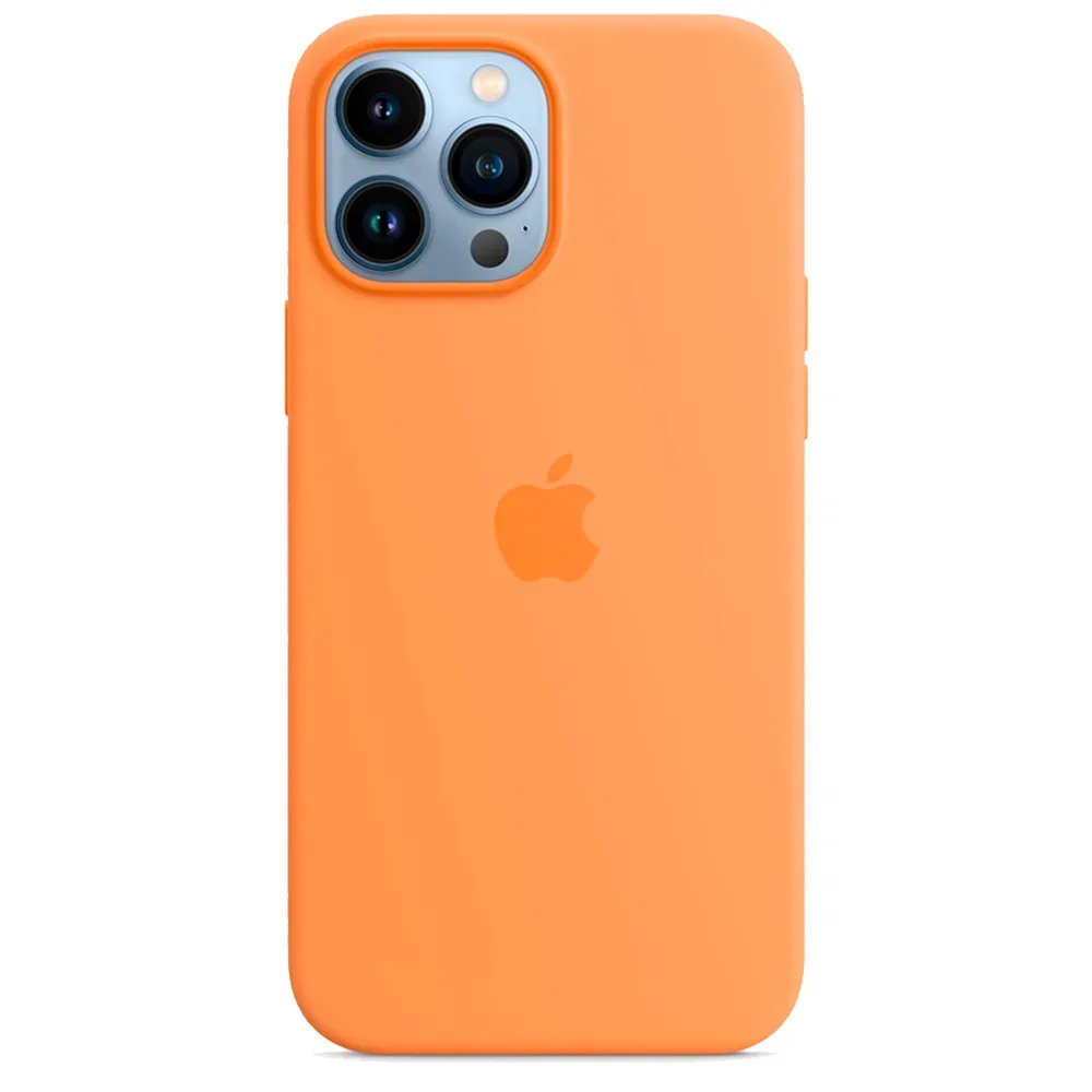 Силиконовый чехол с поддержкой MagSafe Apple Silicone Case для iPhone 13 Pro Max, Marigold (Весенняя мимоза)