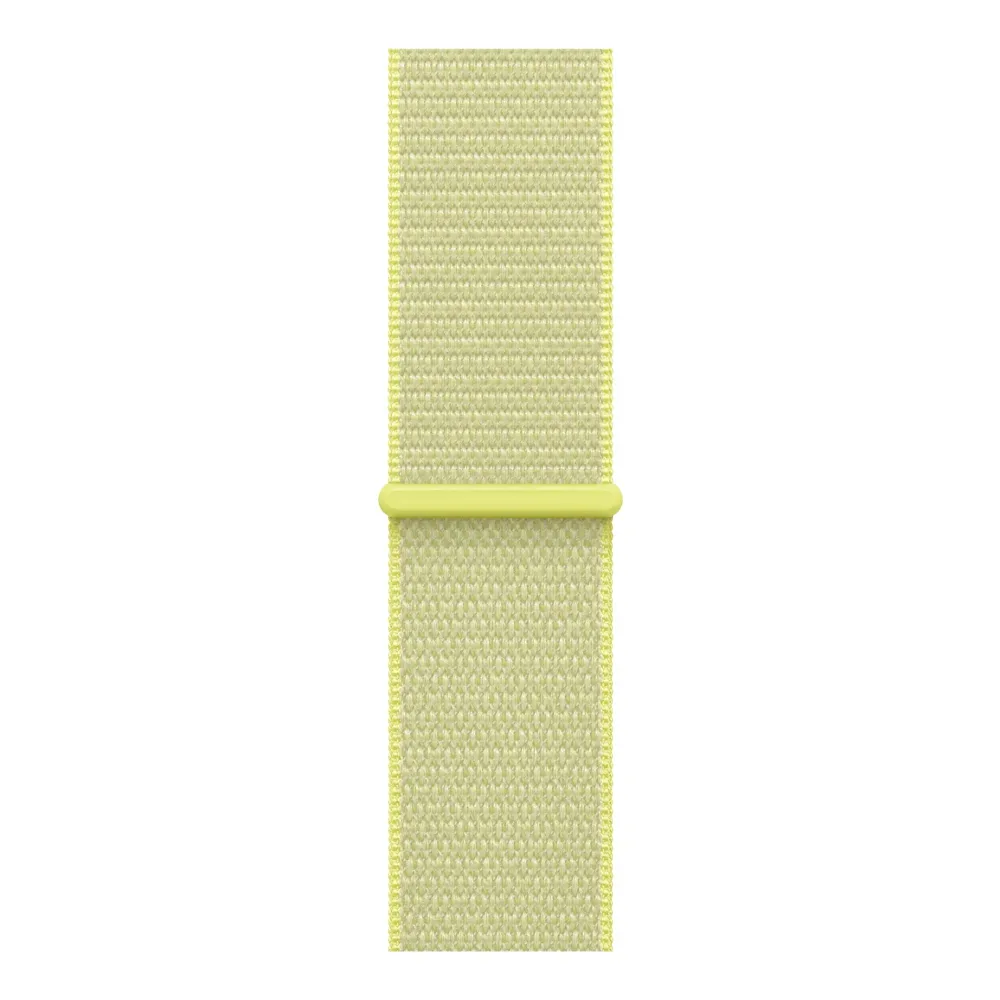 Умные часы Apple Watch Series 11 GPS, 42mm, Jet Black Aluminium Case with Neon Yellow Sport Loop