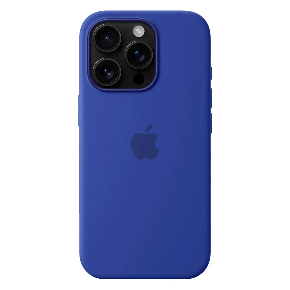 Силиконовый чехол с поддержкой MagSafe Apple Silicone Case для iPhone 16 Pro, Ultramarine (Ультрамарин)