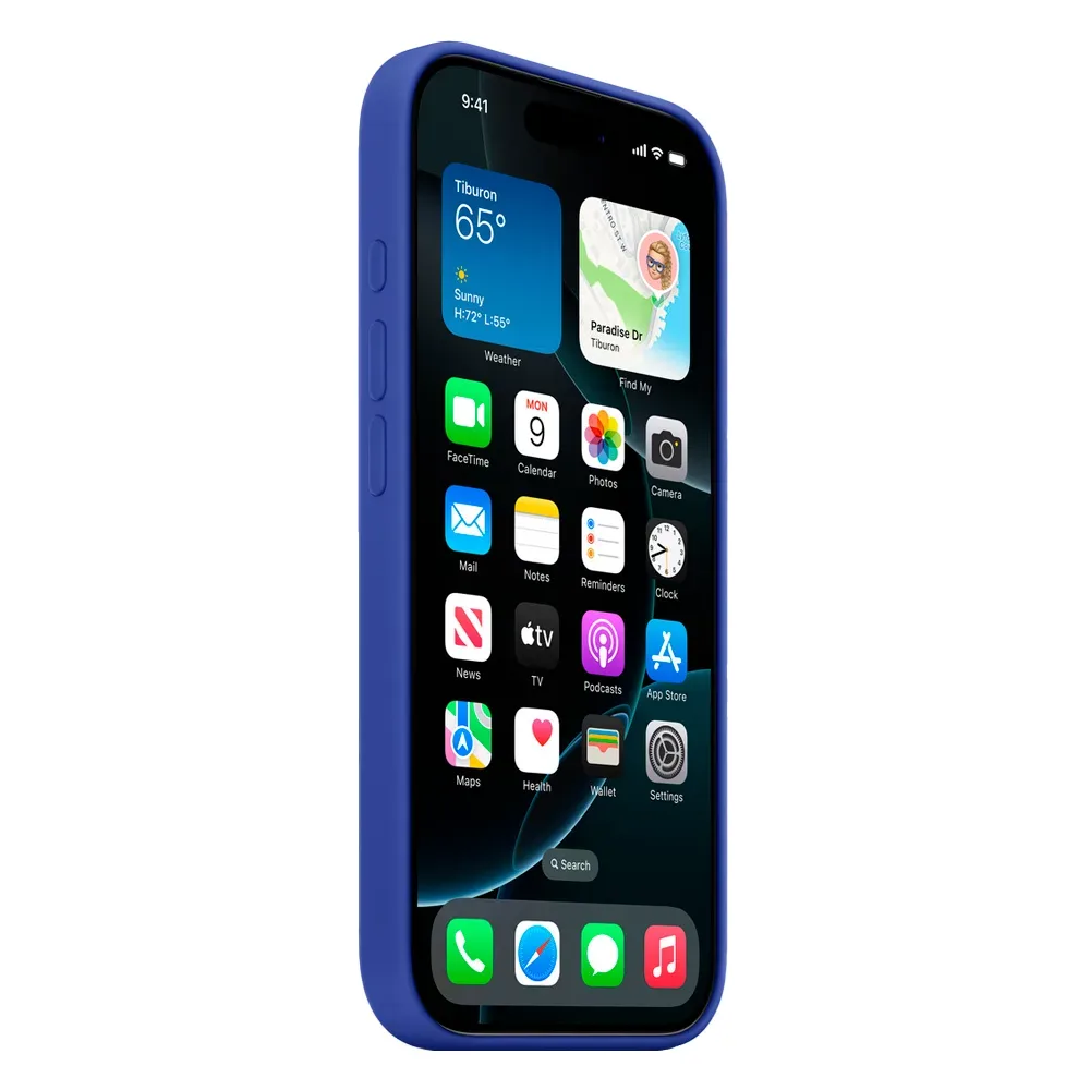 Силиконовый чехол с поддержкой MagSafe Apple Silicone Case для iPhone 16 Pro, Ultramarine (Ультрамарин)