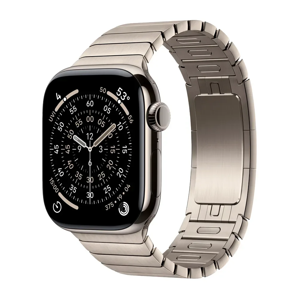 Умные часы Apple Watch Series 11 GPS + Cellular, 42mm, Natural Titanium Case with Natural Link Bracelet