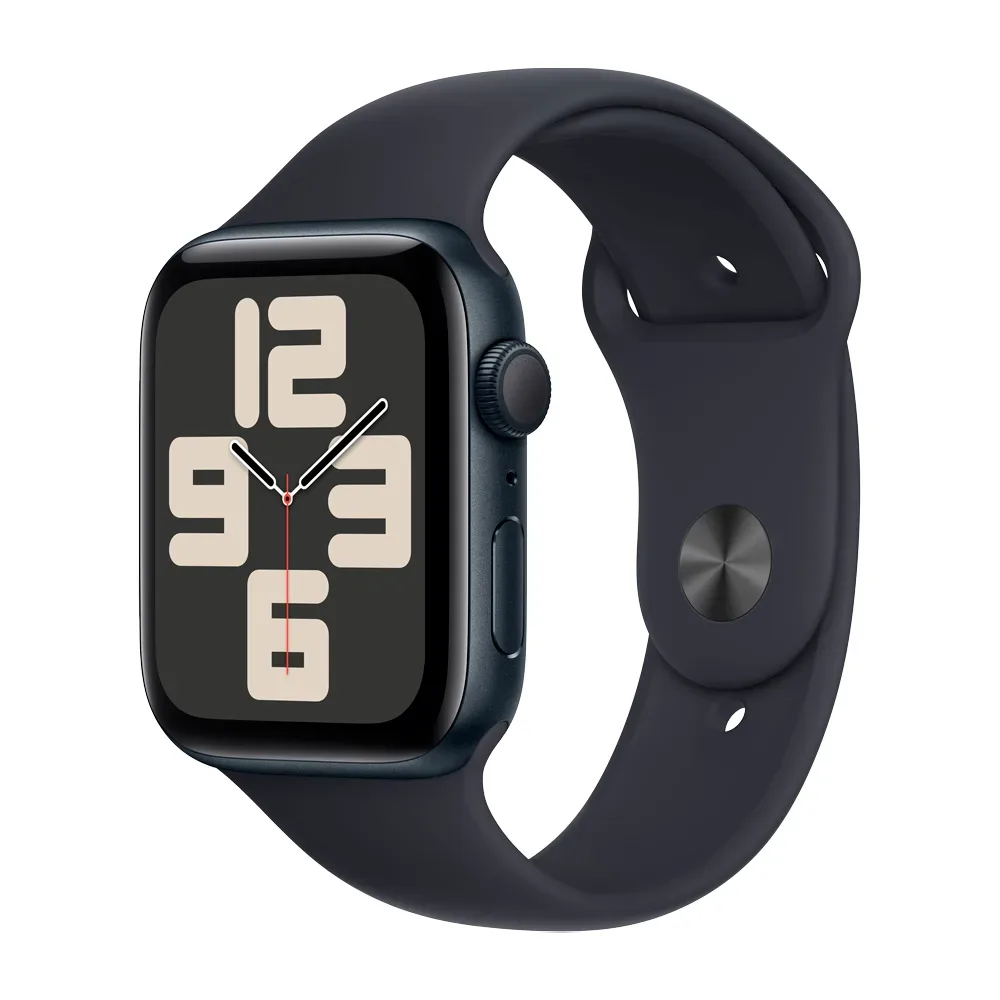 Умные часы Apple Watch SE 2 (2023) GPS, 44mm, Aluminium Case with Sport Band S/M, Midnight (Тёмная ночь)