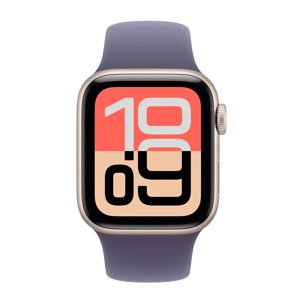 Умные часы Apple Watch SE 3 (2025) GPS, 40mm, Starlight Aluminium Case with Purple Fog Sport Band, M/L