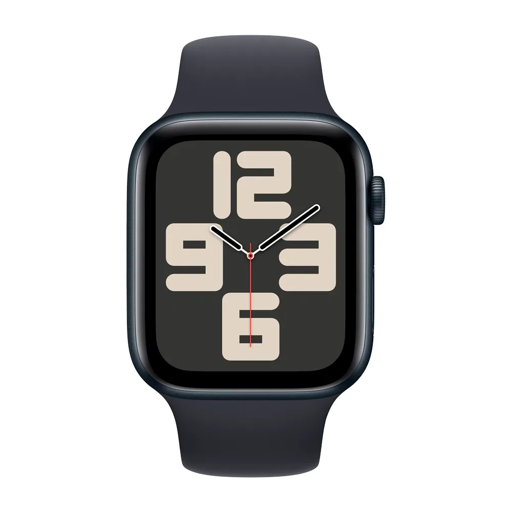 Умные часы Apple Watch SE 2 (2023) GPS, 44mm, Aluminium Case with Sport Band M/L, Midnight (Тёмная ночь)
