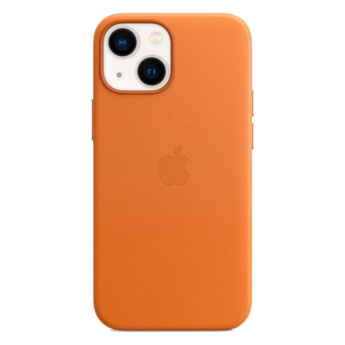 Кожаный чехол с поддержкой MagSafe Apple Leather Case для iPhone 13 mini, Golden Brown (Золотистая охра)