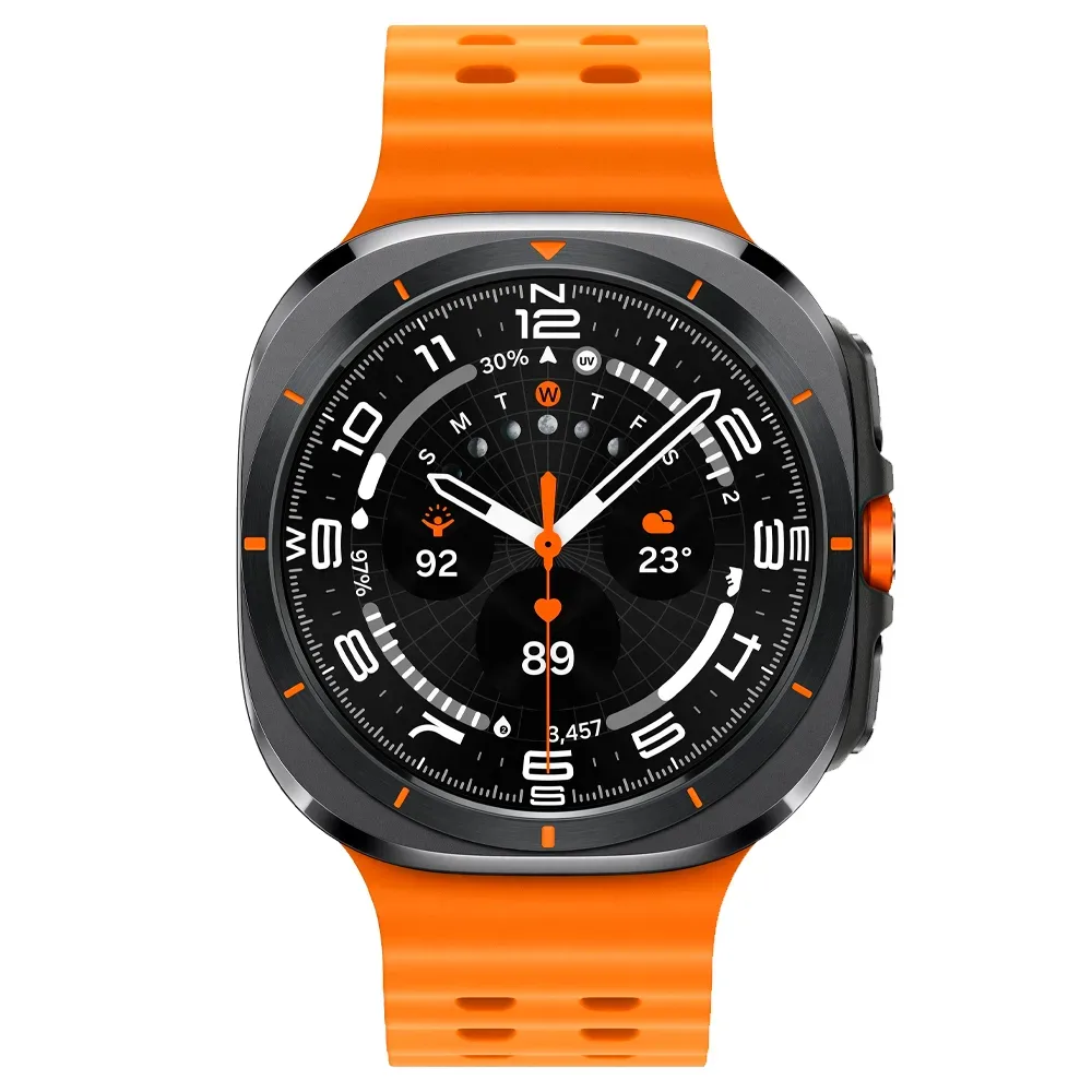 Умные часы Samsung Galaxy Watch Ultra 47mm LTE, ремешок Marine, Titanium Gray (Серый титан)