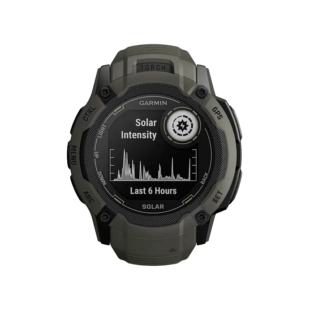 Умные часы Garmin Instinct 2X, 50mm, Solar Moss (010-02805-05)
