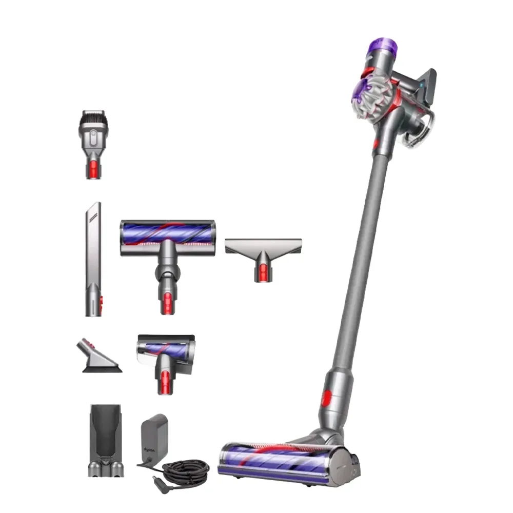 Беспроводной вертикальный пылесос Dyson V8 Advanced (SV25), Silver / Nickel