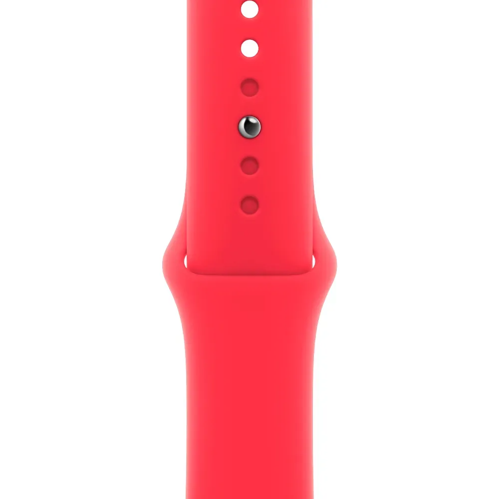 Умные часы Apple Watch Series 9 GPS, 41mm, Aluminium Case with Sport Band M/L, Red (Красный)