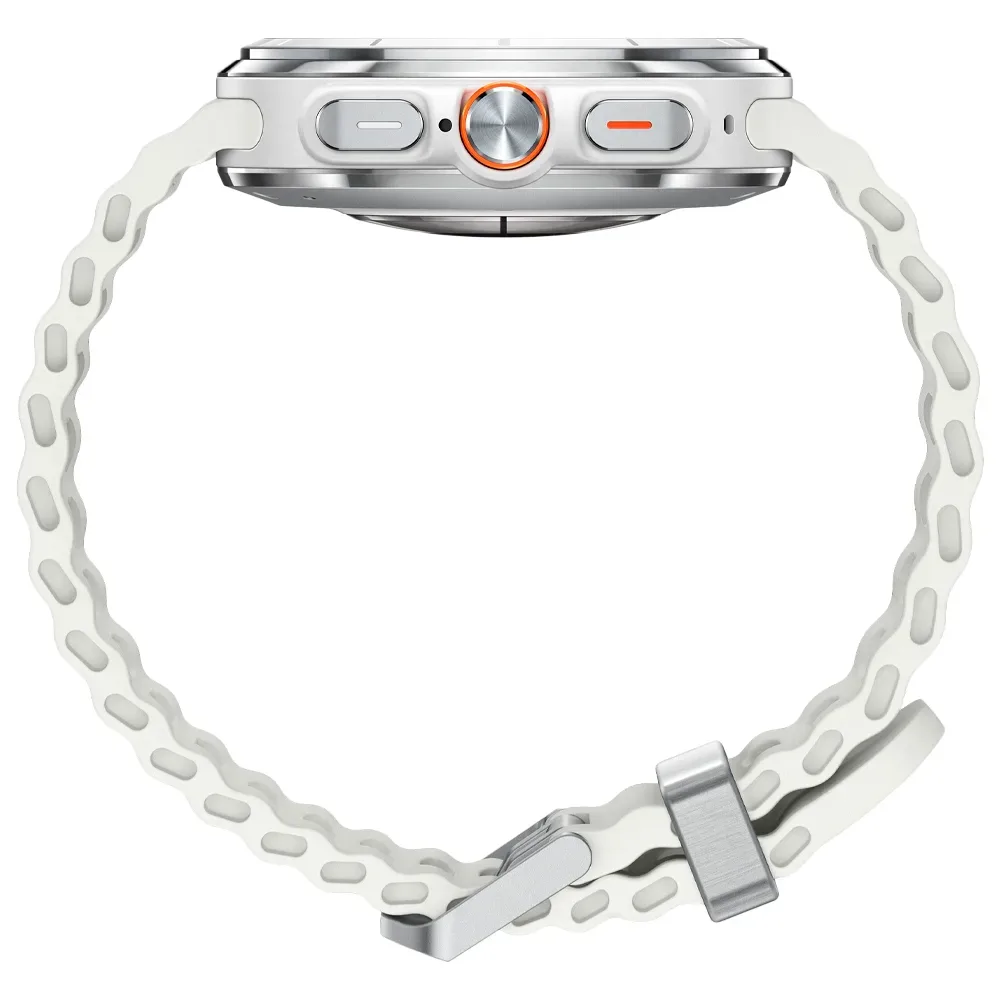Умные часы Samsung Galaxy Watch Ultra 47mm LTE, ремешок Marine, Titanium White (Белый титан)