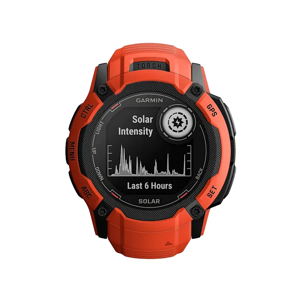 Умные часы Garmin Instinct 2X, 50mm, Solar Red (010-02805-01)
