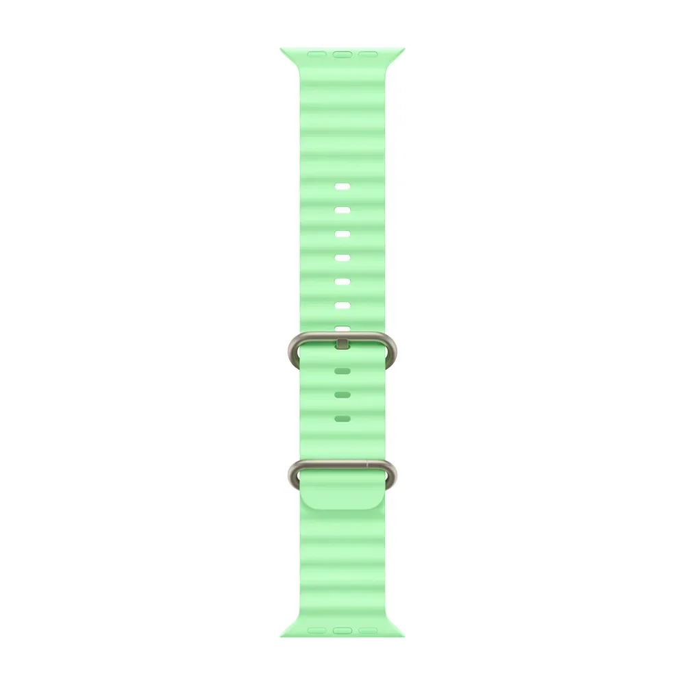 Умные часы Apple Watch Ultra 3 (2025) GPS + Cellular, 49mm, Natural Titanium Case with Neon Green Ocean Band