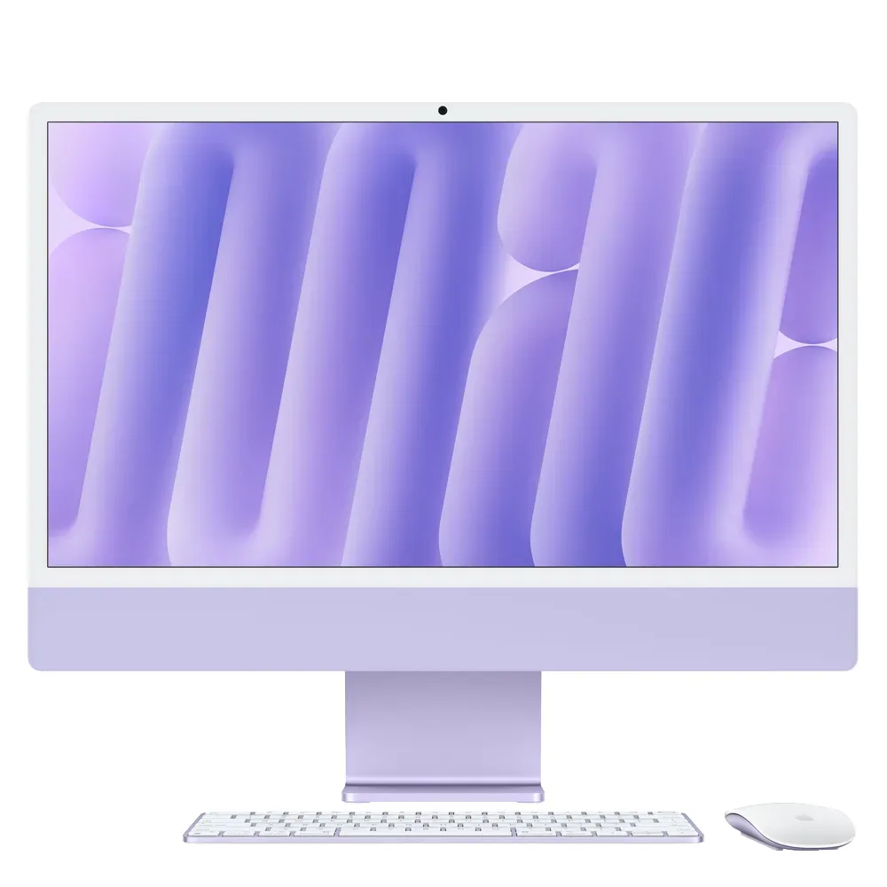 Моноблок Apple iMac 4.5K 24" (M4, 10 CPU/10 GPU, 2024) 16/512GB, Purple (Фиолетовый)