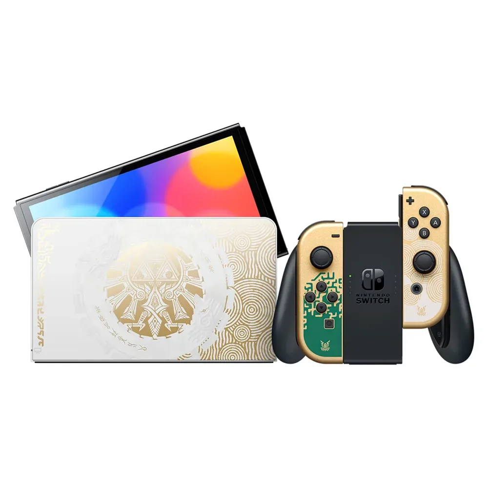 Портативная игровая консоль Nintendo Switch (OLED-модель), The Legend of Zelda: Tears of the Kingdom Edition