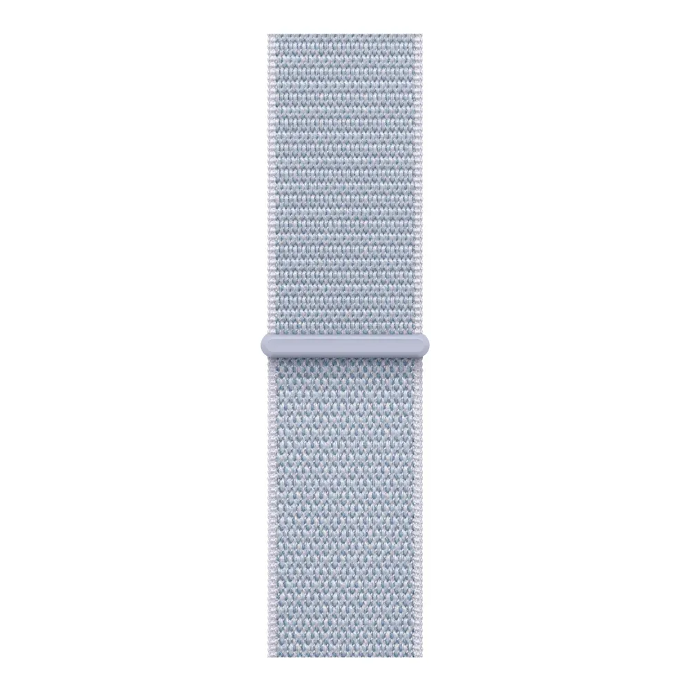 Умные часы Apple Watch Series 10 GPS, 42mm, Silver Aluminium Case with Sport Loop, Blue Cloud