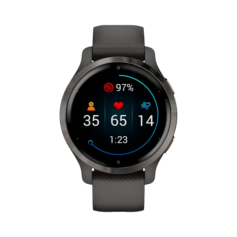 Умные часы Garmin Venu 2S, 40.4mm, Graphite (010-02429-10)