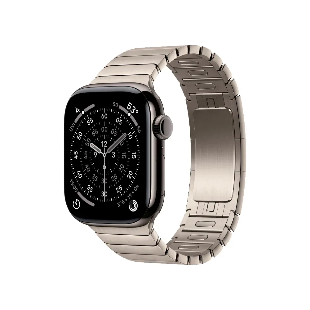 Умные часы Apple Watch Series 11 GPS + Cellular, 42mm, Slate Titanium Case with Natural Link Bracelet