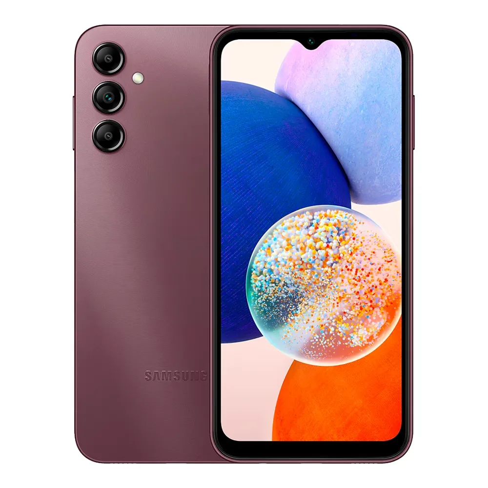 Смартфон Samsung Galaxy A14 4/128GB, Dark Red (Темно-красный)
