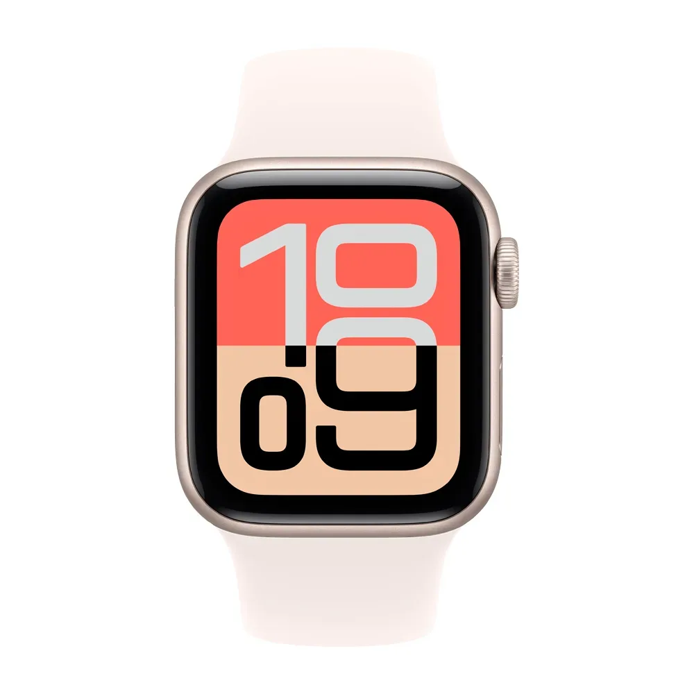 Умные часы Apple Watch SE 3 (2025) GPS, 40mm, Starlight Aluminium Case with Light Blush Sport Band, M/L