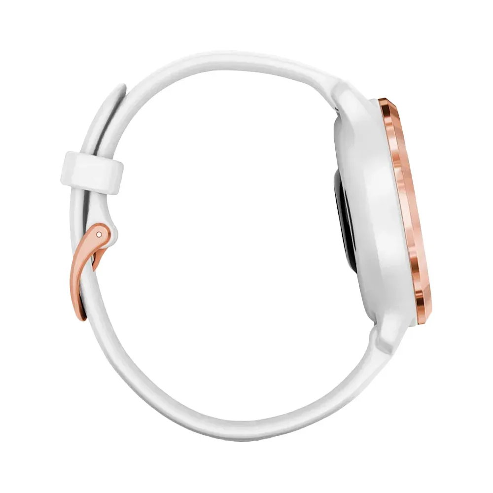 Умные часы Garmin Venu 2S, 40.4mm, White/Rose Gold (010-02429-13)