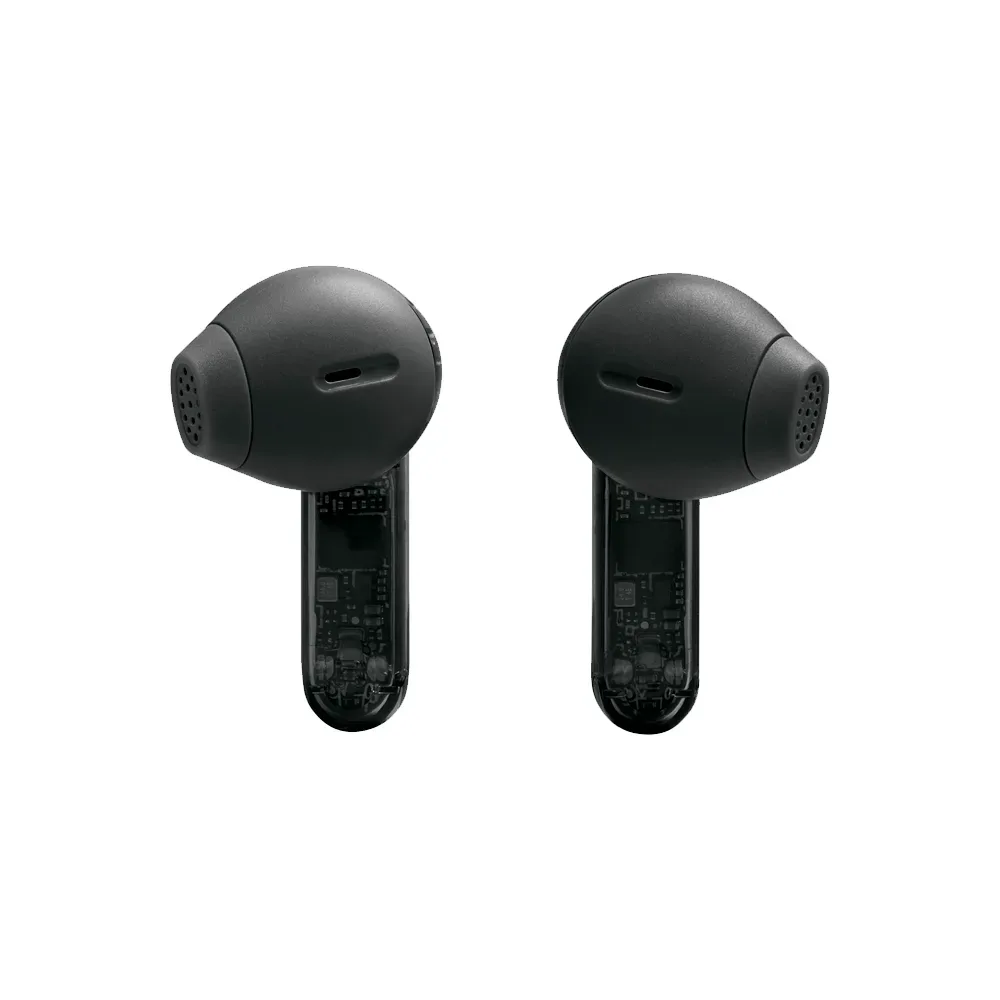Беспроводные наушники JBL Tune FLEX, Black Ghost (Прозрачно-черные)