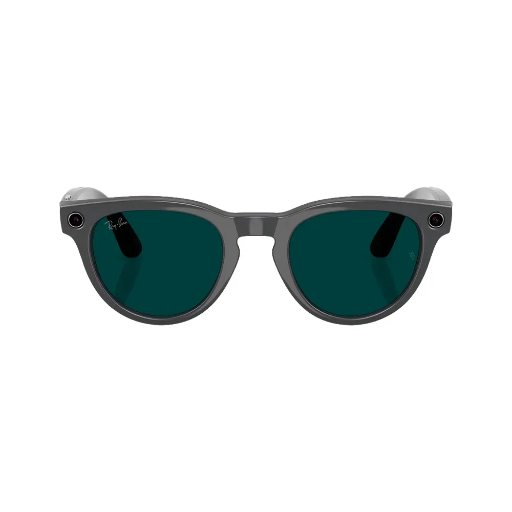 Умные очки Ray-Ban Headliner (Gen 2) Shiny Asteroid Grey / Transitions Emerald, 150 - 50