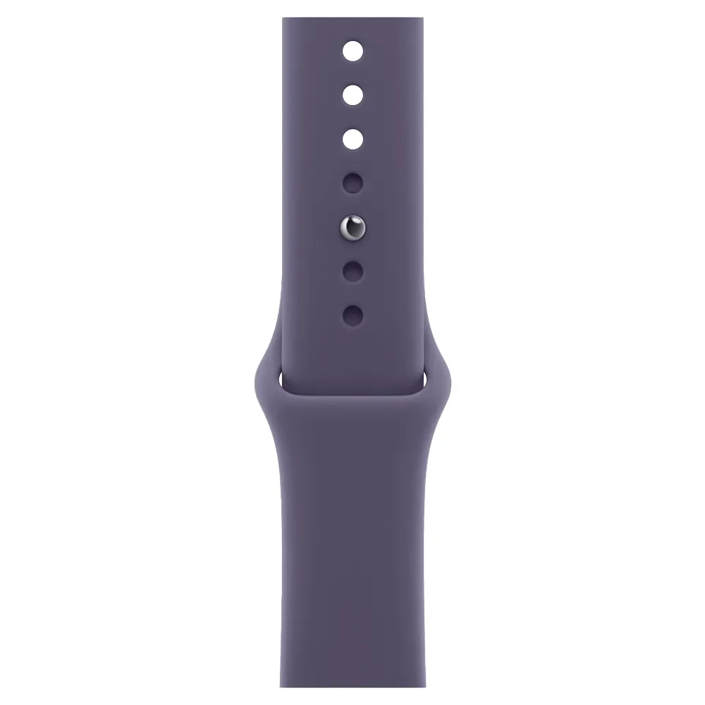 Умные часы Apple Watch Series 11 GPS, 46mm, Silver Aluminium Case with Purple Fog Sport Band, M/L