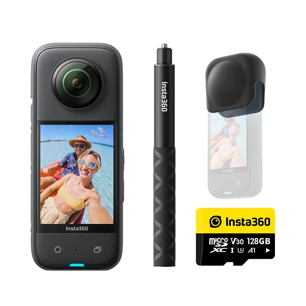 Экшн-камера Insta360 X3 Adventure Kit Bundle, Black (Черный)