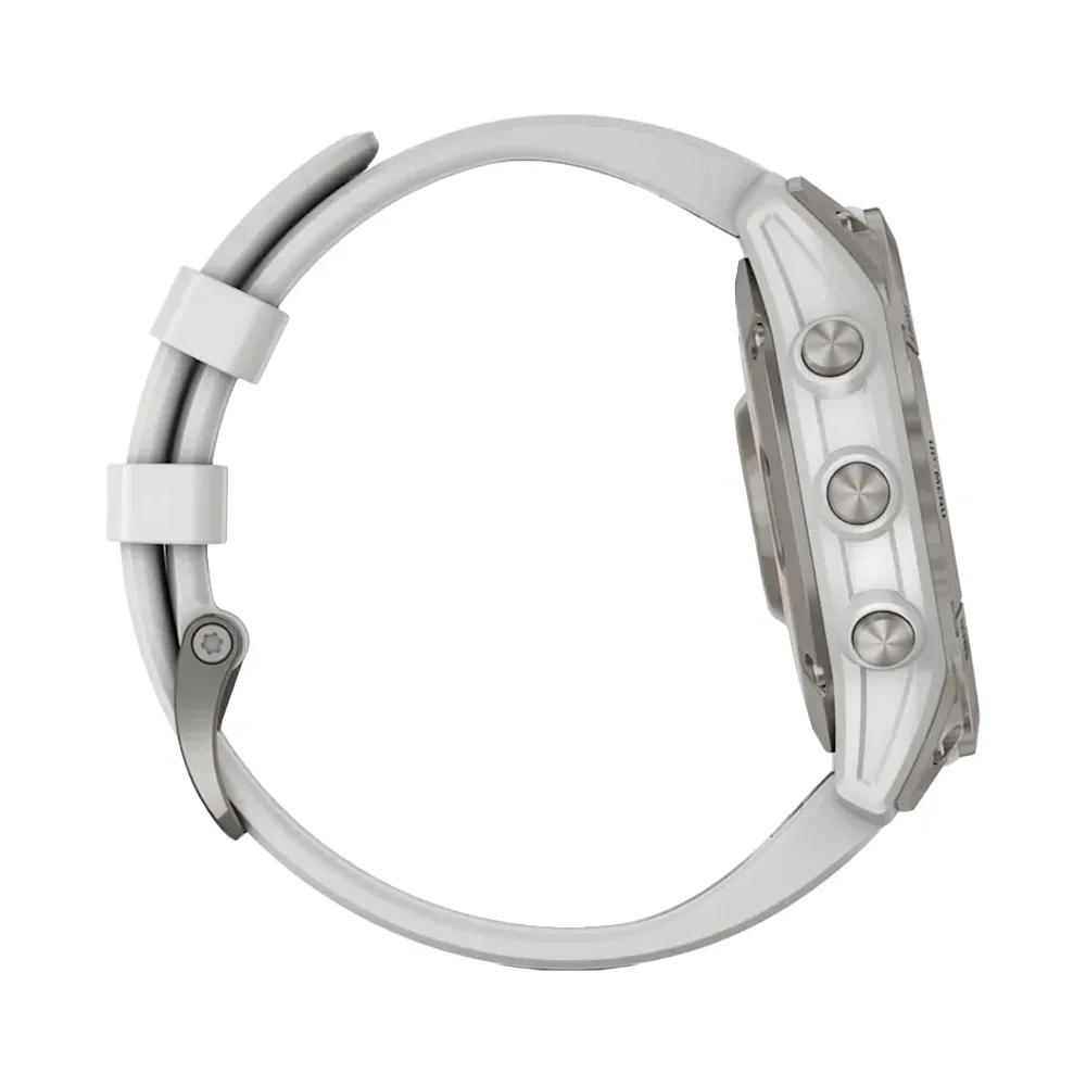 Умные часы Garmin Epix (Gen 2), 47mm, Sapphire Titanium White (010-02582-21)