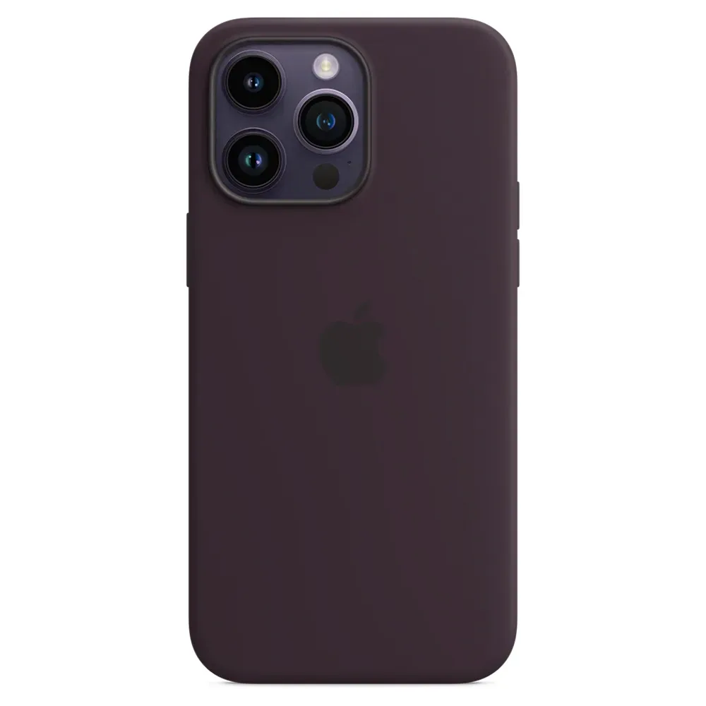 Силиконовый чехол с поддержкой MagSafe Apple Silicone Case для iPhone 14 Pro Max, Elderberry (Черничный)