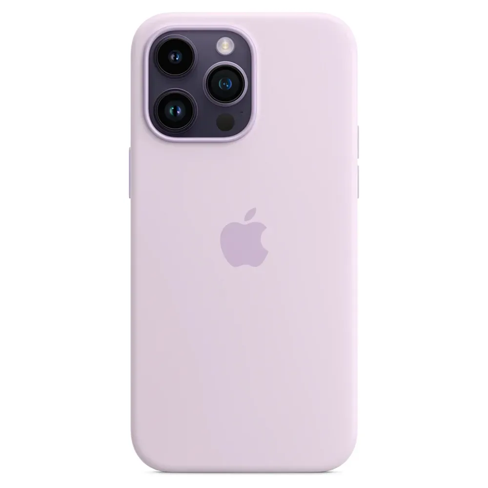 Силиконовый чехол с поддержкой MagSafe Apple Silicone Case для iPhone 14 Pro Max, Lilac (Сиреневый)