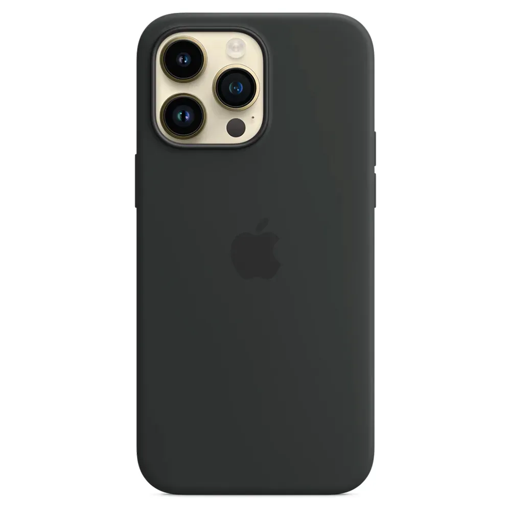 Силиконовый чехол с поддержкой MagSafe Apple Silicone Case для iPhone 14 Pro Max, Midnight (Темная ночь)