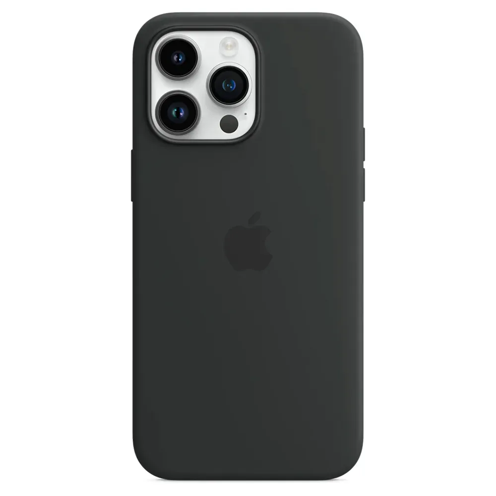 Силиконовый чехол с поддержкой MagSafe Apple Silicone Case для iPhone 14 Pro Max, Midnight (Темная ночь)
