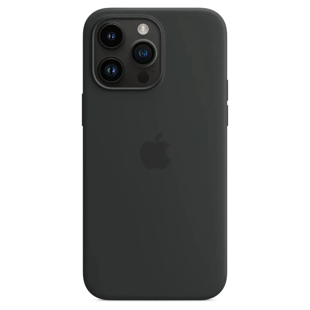 Силиконовый чехол с поддержкой MagSafe Apple Silicone Case для iPhone 14 Pro Max, Midnight (Темная ночь)