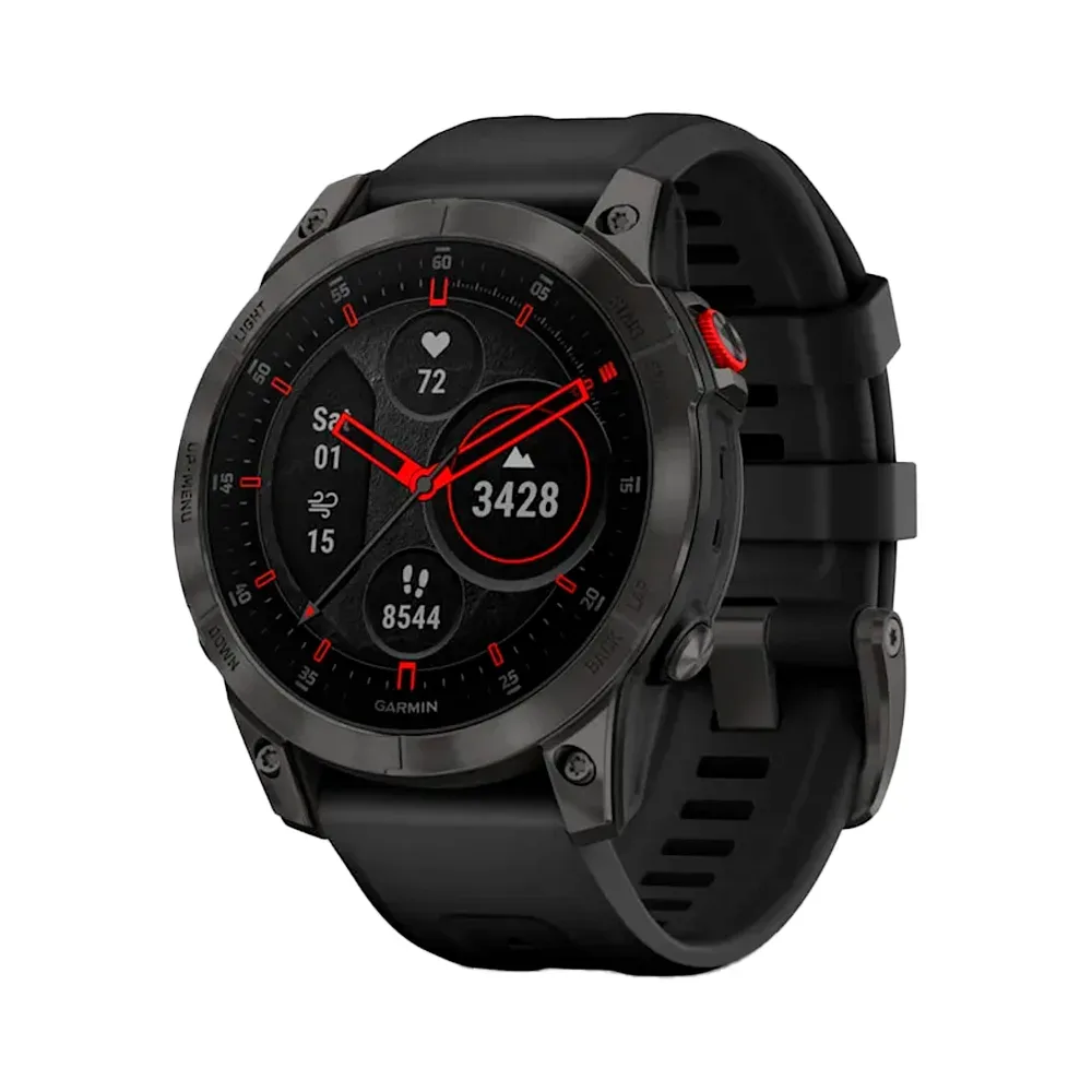 Умные часы Garmin Epix (Gen 2), 47mm, Sapphire Black Titanium (010-02582-11)